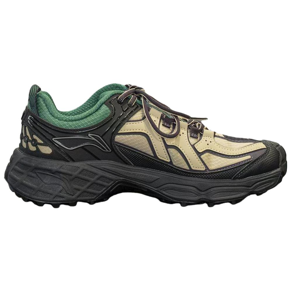 Li Ning Outdoor CF Tracing, Forest Shadow Cushioning Abrasion Resistant Slip Resistant Low top Hiking Shoes Unisex