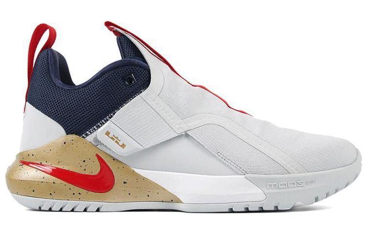 Мужские кроссовки Nike Ambassador 11 (бело-сине-красные) — Белый / синий / красный — фото 2