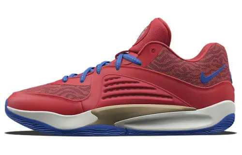 Nike KD 16 Abrasion Resistant Breathable Low top Basketball Shoes Men's Red