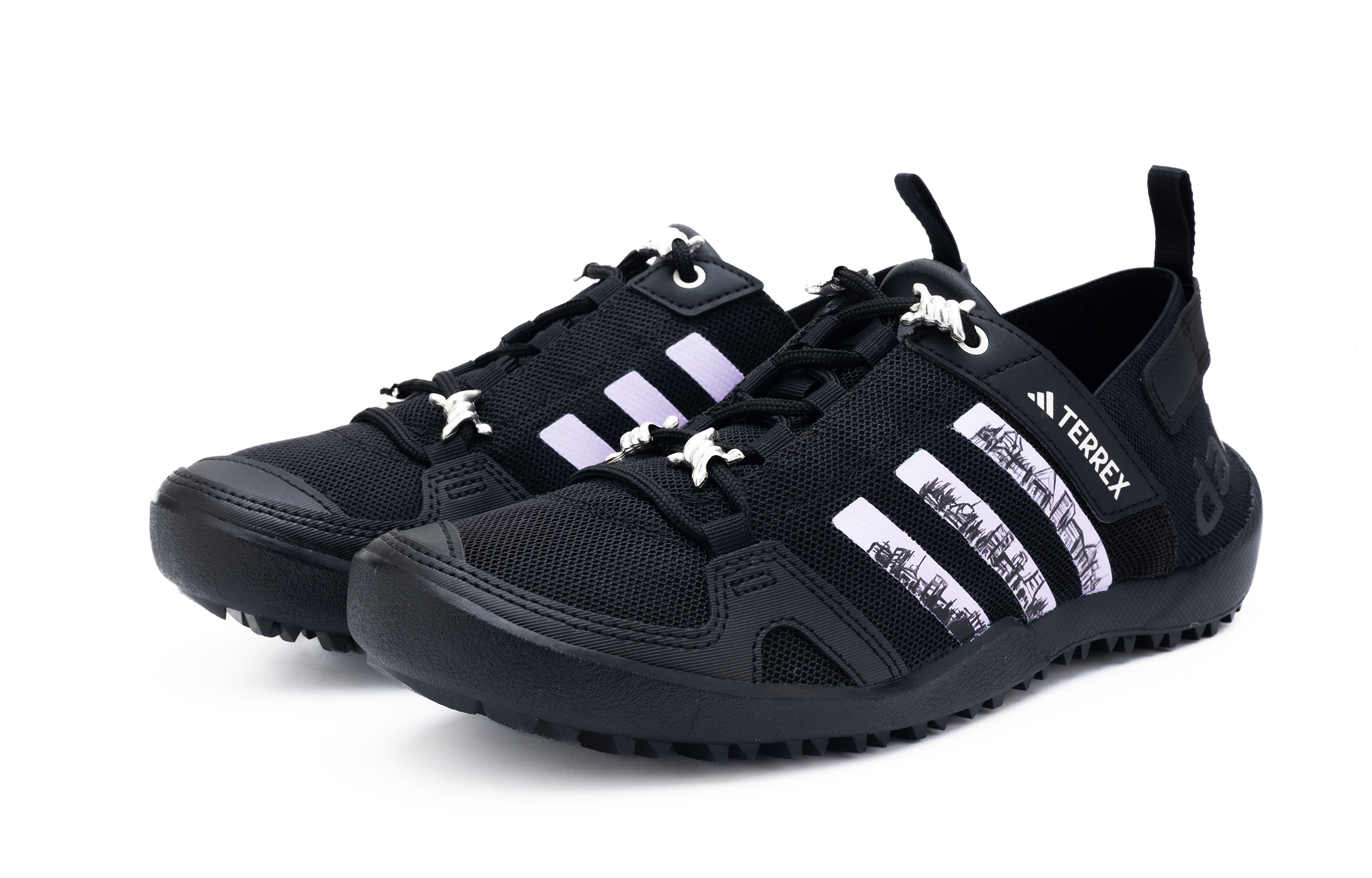 Adidas Terrex Daroga Slip Resistant, Abrasion Resistant, Breathable Low top Hiking Shoes Unisex Black