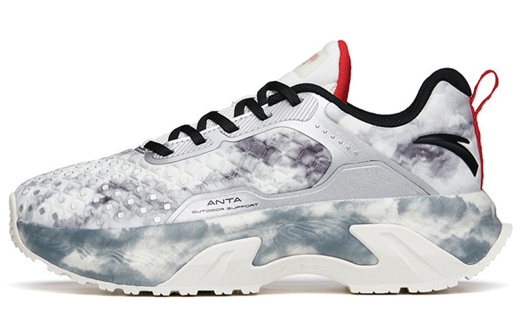 ANTA Variety Training Collection Mountaineering & Hiking Shoes Women’s Low Top Black/White/Red/Gray