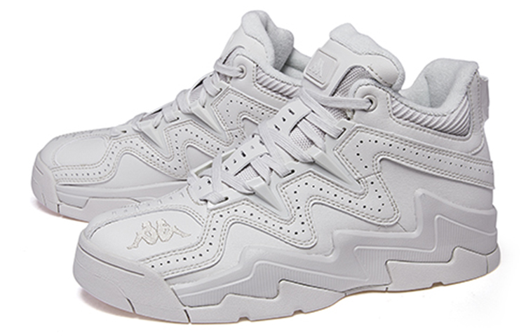 Kappa Textile, Synthetic Leather Cushioning Slip Resistant Abrasion Resistant High top Vintage Basketball Shoes Unisex