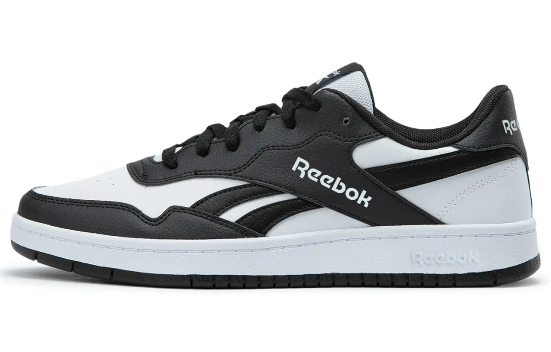 Reebok BB 1000 Wear resistant And Lightweight Low top Basketball Shoes Unisex Black White Colorway