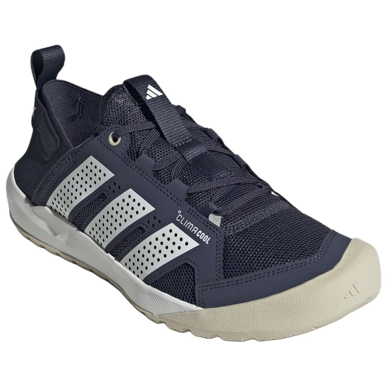 Adidas DAROGA 25 Textile, Synthetic Leather Comfortable And Lightweight Low top Hiking Shoes Unisex Cyan White