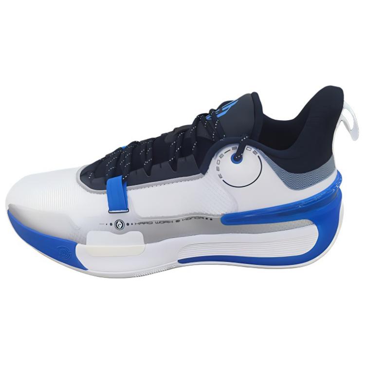361° Cushioning, Wear Resistant Low top Basketball Shoes Men’s White Blue