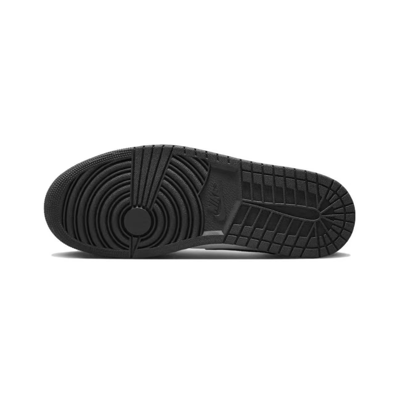 Jordan Air Jordan 1 Leather Slip Resistant Coverage Balance Impact Resistant Low top Vintage Basketball Shoes Men’s