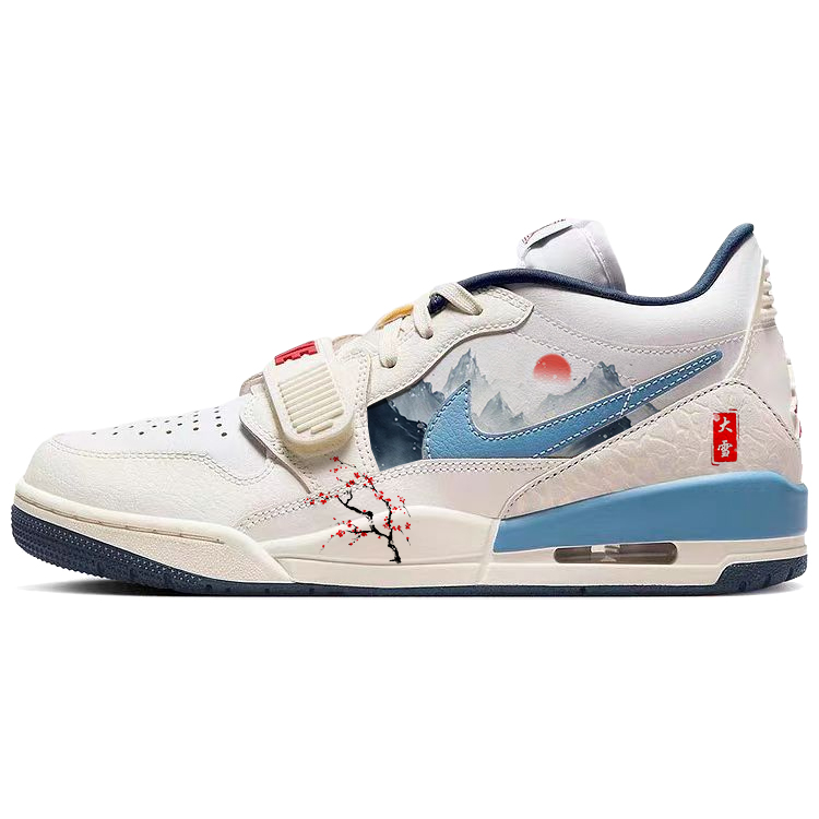 Jordan Legacy 312 Slip Resistant Abrasion Resistant Slip Resistant Abrasion Resistant Low top Vintage Basketball Shoes