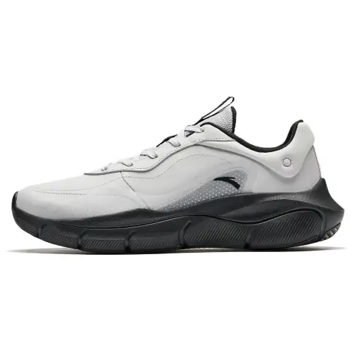 Anta Cushioning Waterproof Cushioning Waterproof Low top Training Shoes Men's Microchip Gray