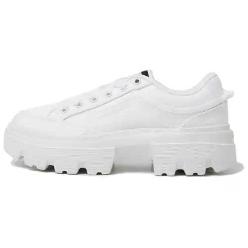 Le Coq Sportif Slip Resistant Abrasion Resistant Low top Canvas Shoes Women's White