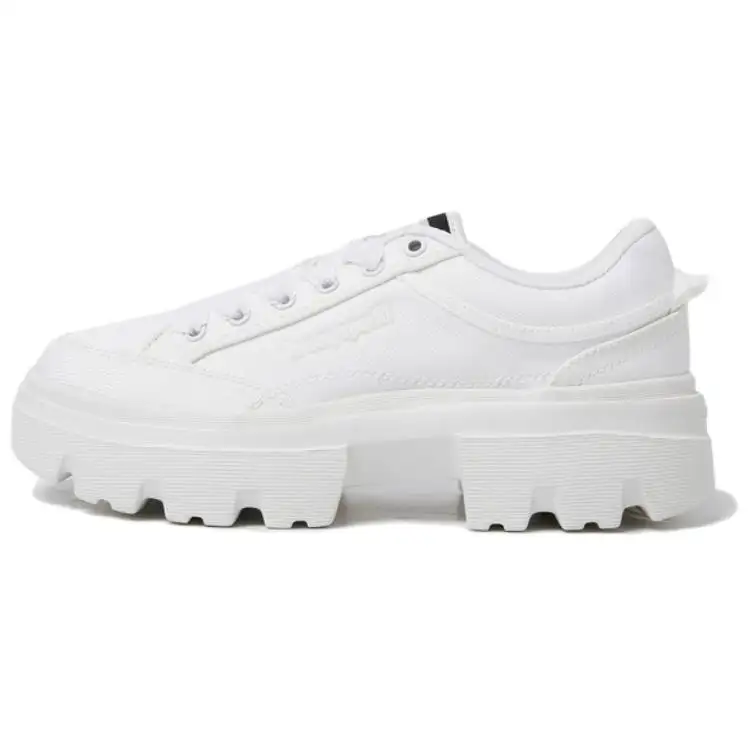Le Coq Sportif Slip Resistant Abrasion Resistant Low top Canvas Shoes Women's White