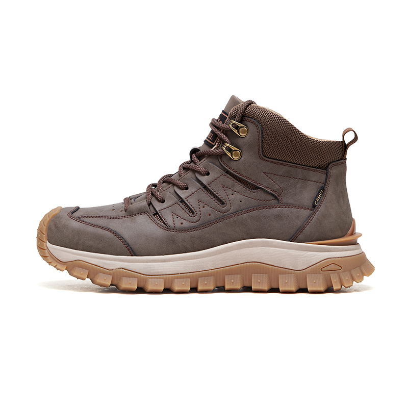 CAMEL Lace Up Cushioning Slip Resistant High top Outdoor Shoes Men’s