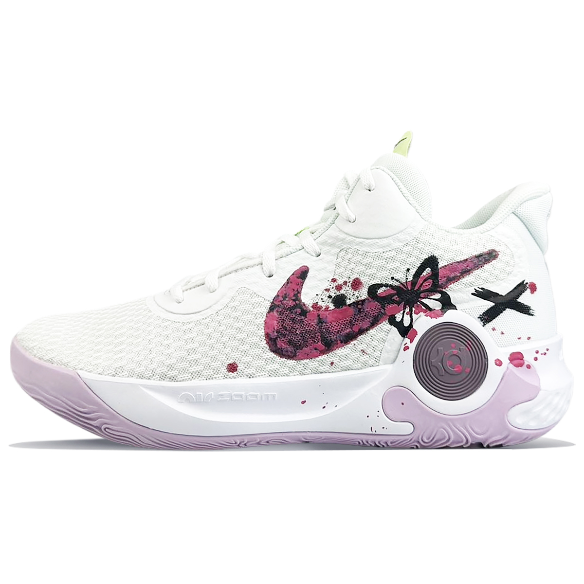 Nike KD Trey 5 X Cushioning Mid top Vintage Basketball Shoes Unisex Red White