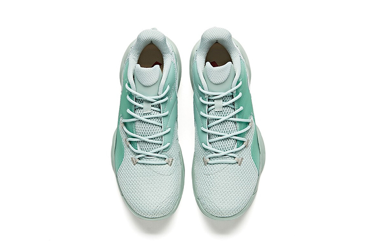 Anta Cushioning Slip Resistant Abrasion Resistant Low top Basketball Shoes Men’s Pea Green