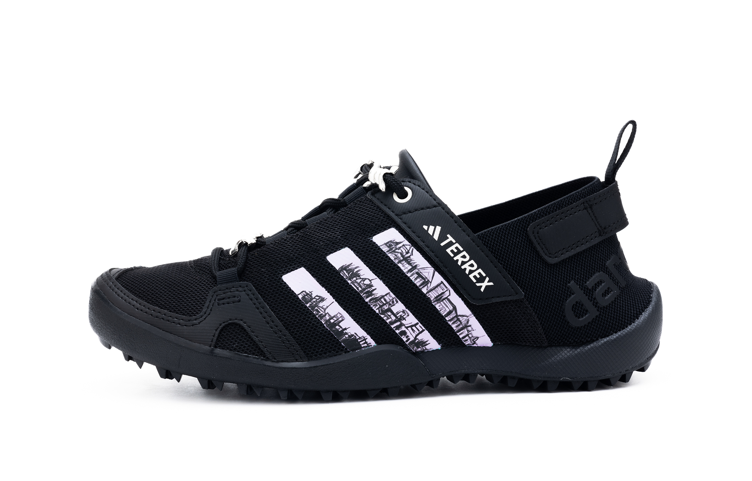 Adidas Terrex Daroga Slip Resistant, Abrasion Resistant, Breathable Low top Hiking Shoes Unisex Black