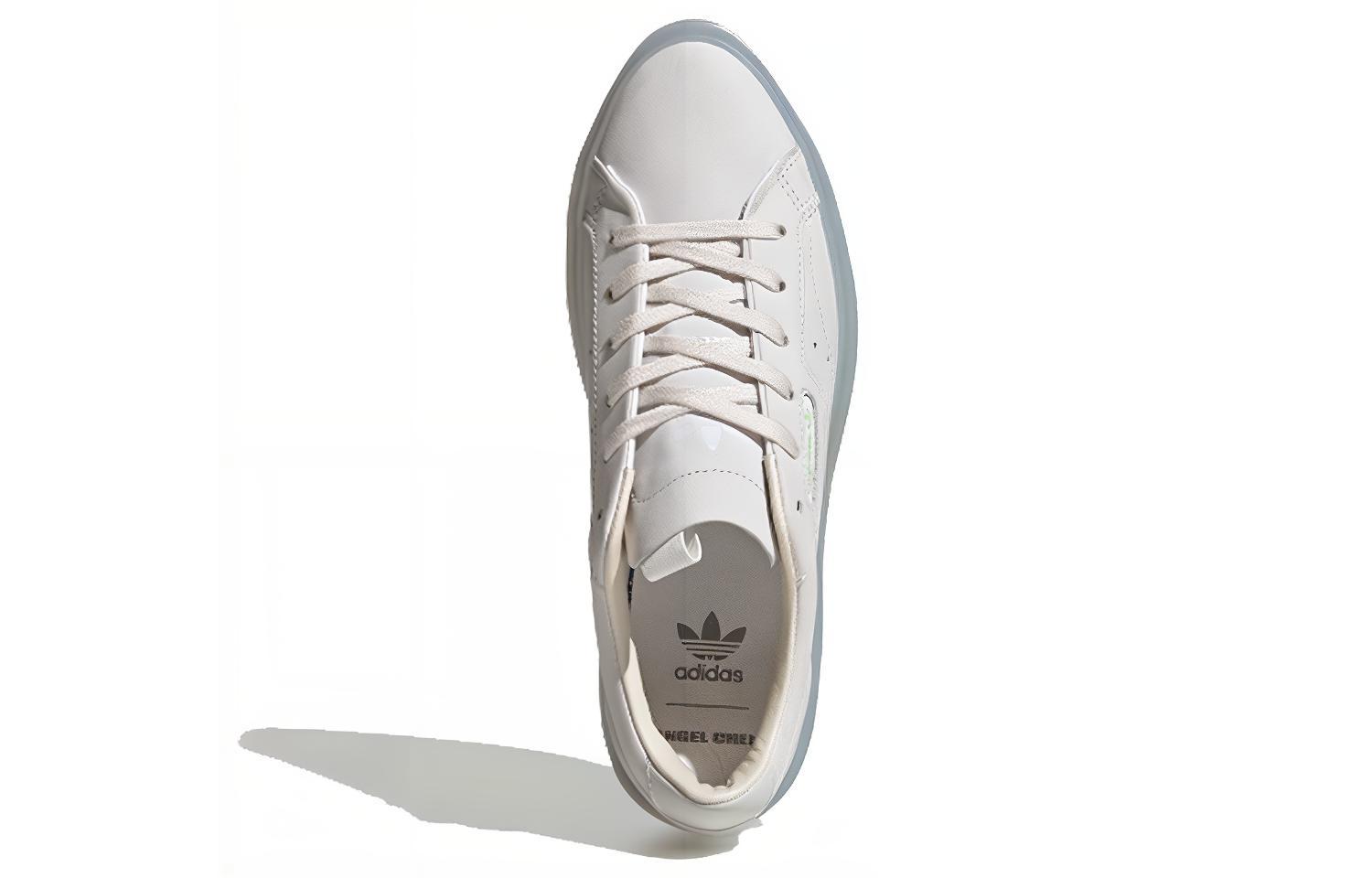 Женские кеды adidas originals Sleek (белый) — фото 5