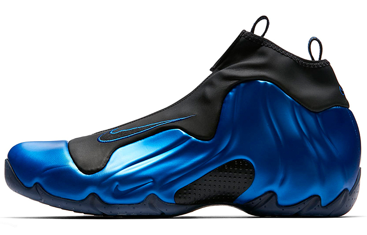 Nike Air Flightposite OG Dark Neon Royal mid-top retro basketball shoes men's blue