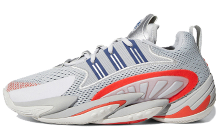 Мужские кроссовки adidas adidas originals Crazy BYW X 2.0 (серо-сине-красные)