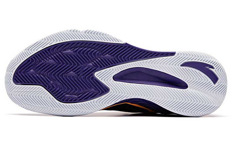 Мужские кроссовки Anta Rajon Rondo (черно-пурпурные) — фото 6