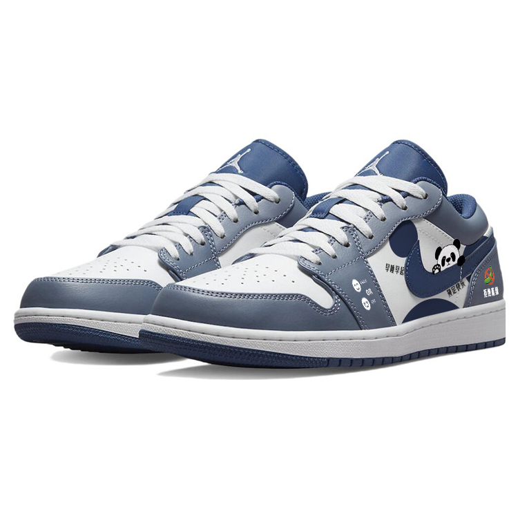 Jordan Air Jordan 1 Vintage Basketball Shoes Men’s Low Top Blue/White