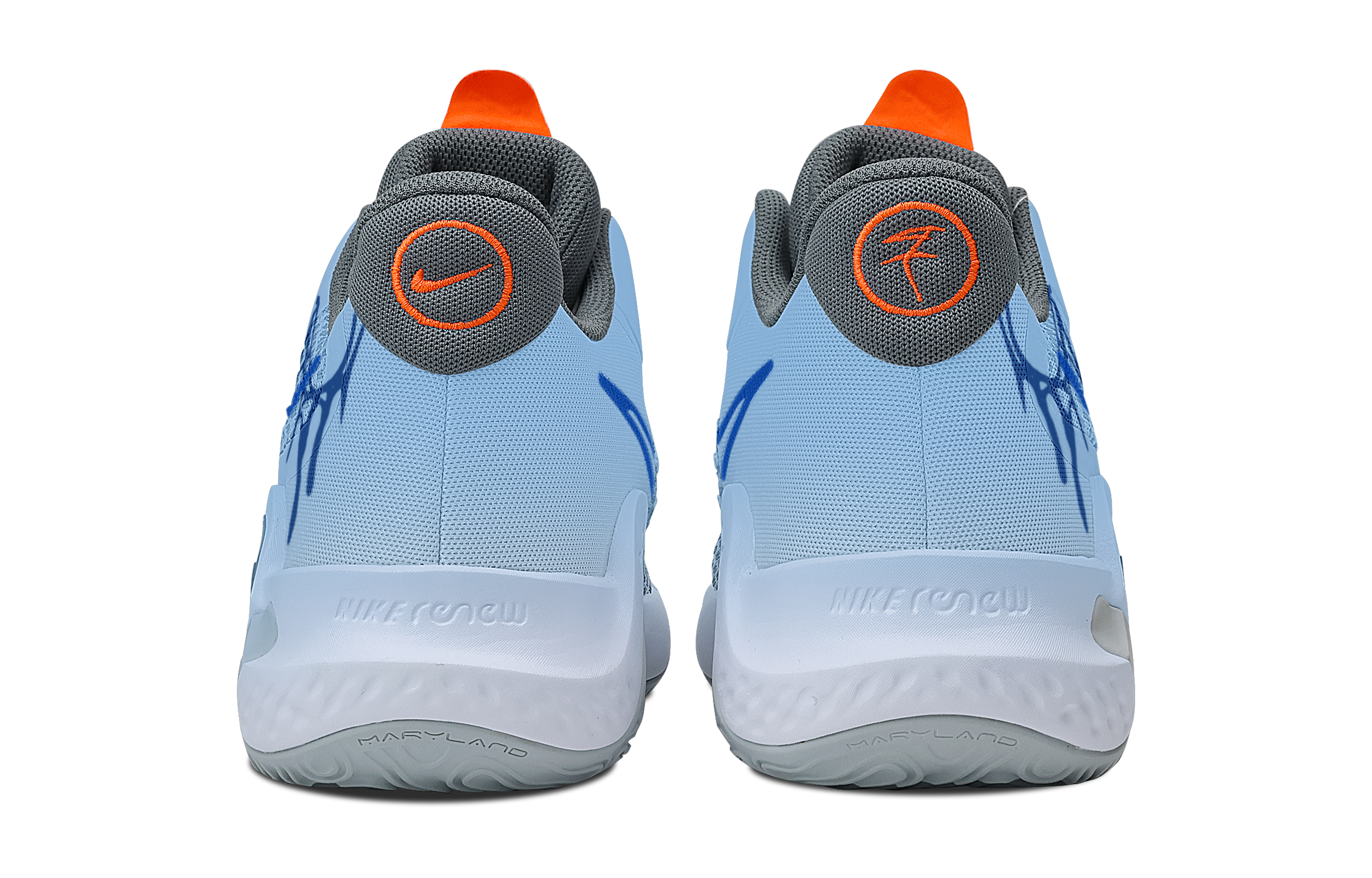 Nike KD Trey 5 IX City Spider Shadows Cushioning, Wear Resistant Mid top Basketball Shoes Unisex Lake Blue