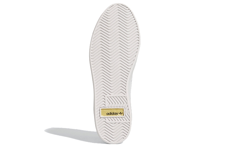 Женские кеды adidas originals Sleek (бело-золотой) — Белый / золотой — фото 6