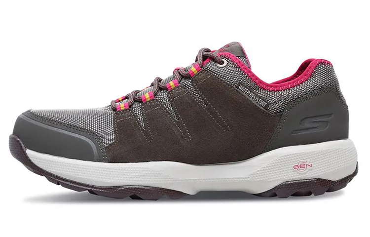 Skechers GO WALK 2 Pathway Low top Mountaineering Hiking Shoes Women's Brown Pink