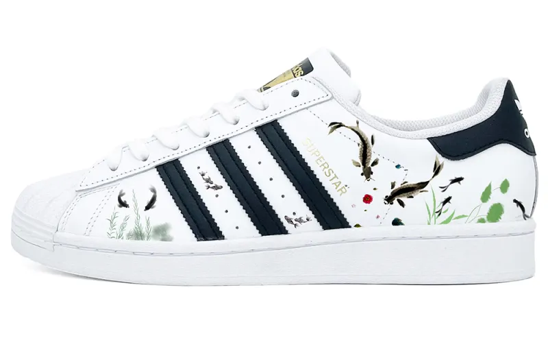 Adidas Originals Superstar Low top Skateboard Shoes Unisex Black
