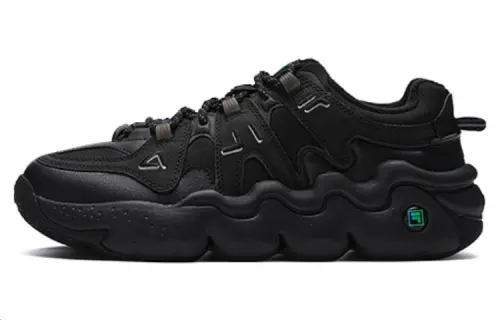FILA Panini Low Retro Basketball Sneakers 'Black'
