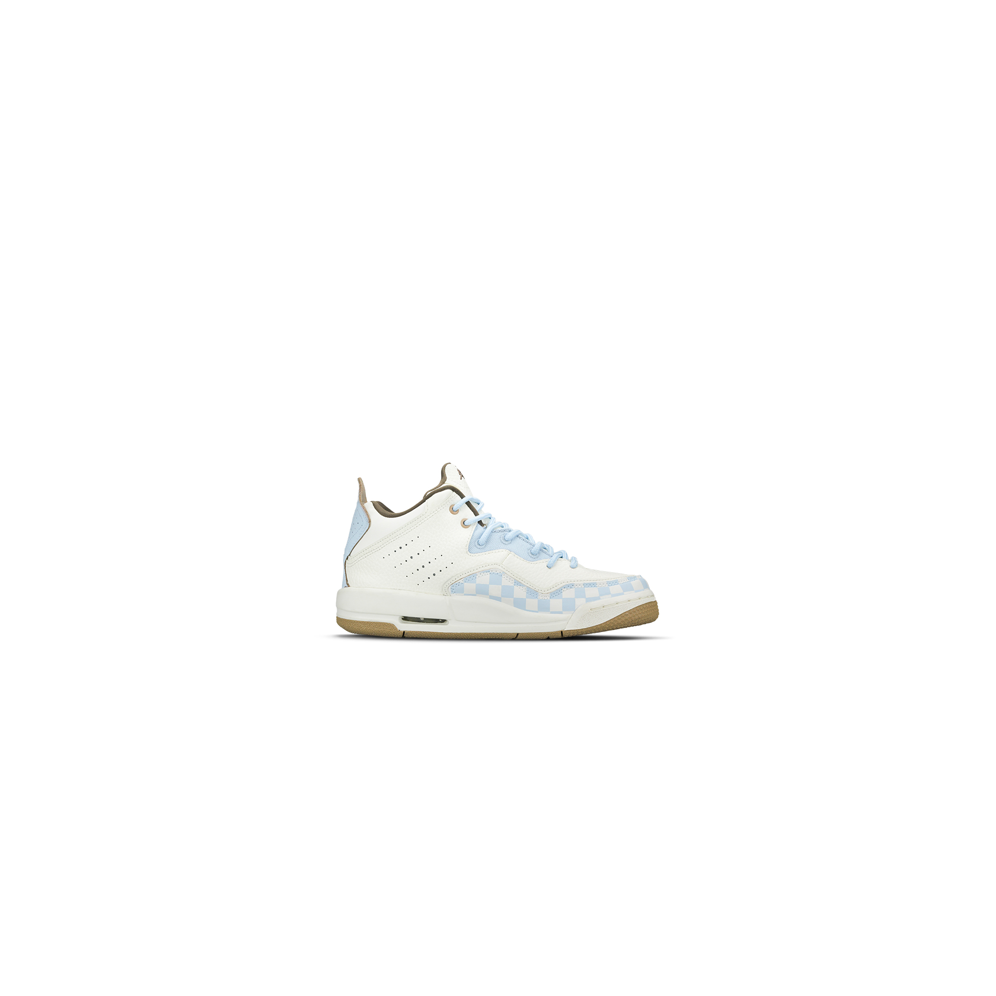 Jordan Courtside 23 Leather Mid top Vintage Basketball Shoes Women’s Blue White