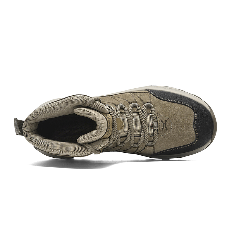 Jeep Cow Split Leather Fashion Mid top Mountaineering Shoes Men’s