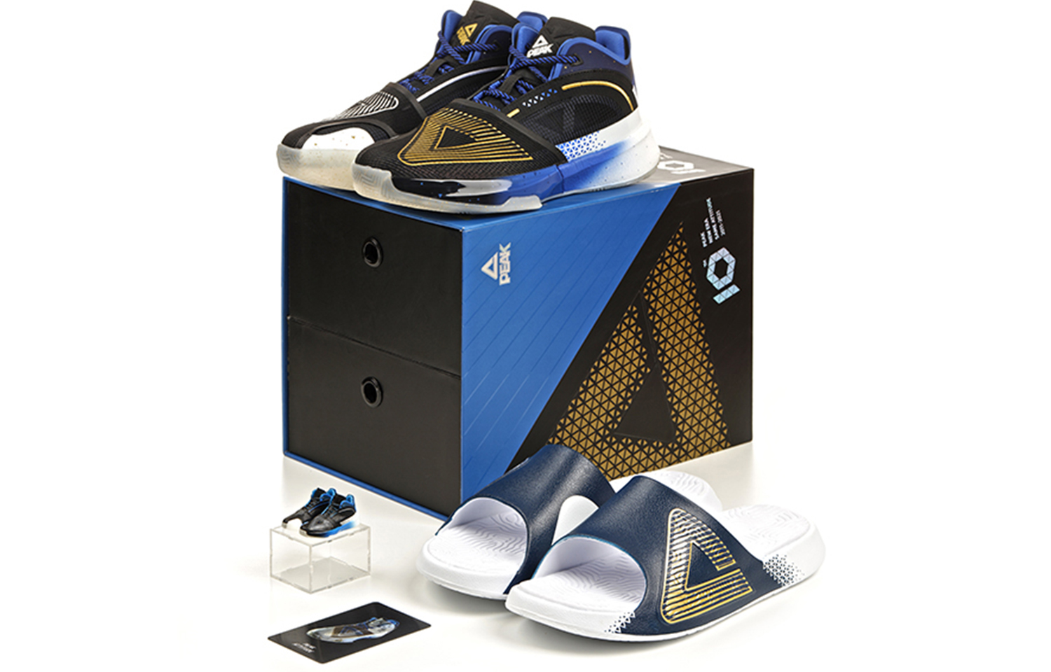 PEAK Surfing The Big Triangle 1.0 Basketball Shoes Men’s Low Top Mixed Color