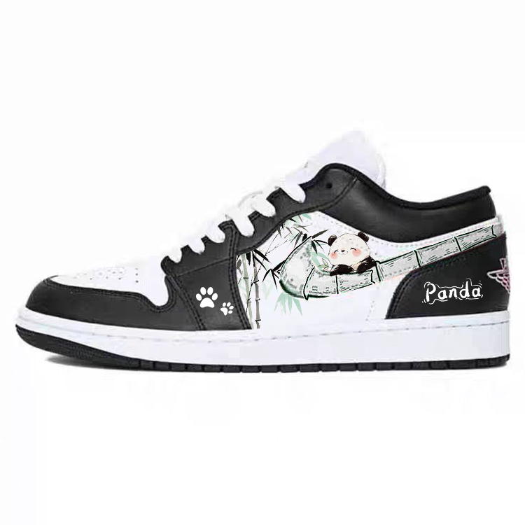 Jordan Air Jordan 1 Vintage Basketball Shoes Unisex Low Top White/Black