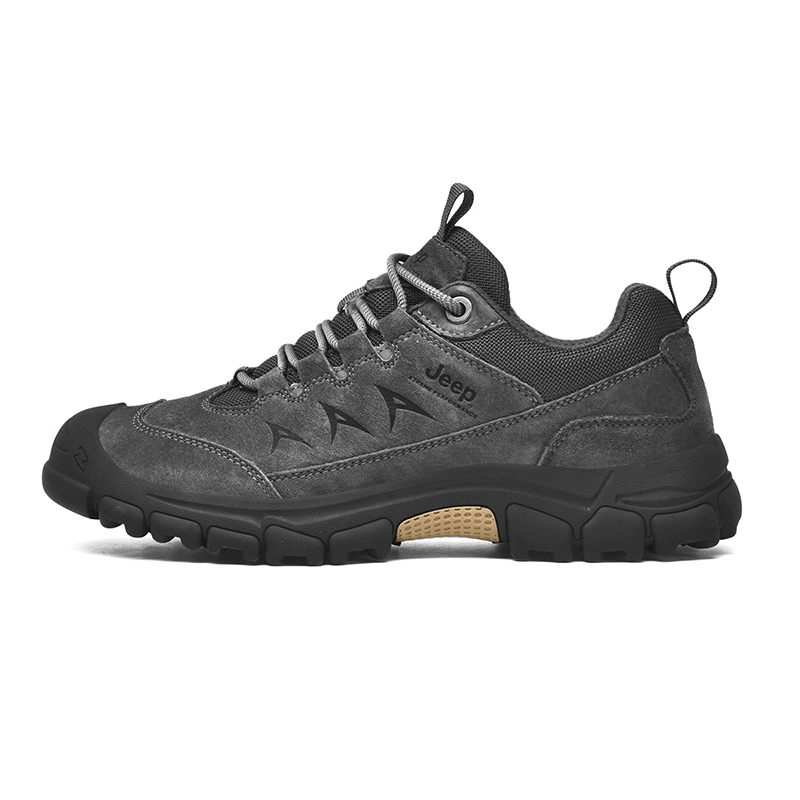 Jeep Comfortable Cushioning Slip Resistant Breathable Height Increasing Low top Mountaineering Shoes Men’s