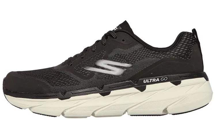 Skechers Max Cushioning Premier Starfleet Low top Training Shoes Men's Black White