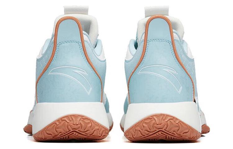 Anta 2 Cushioning Slip Resistant Mid top Basketball Shoes Men’s Gray Blue