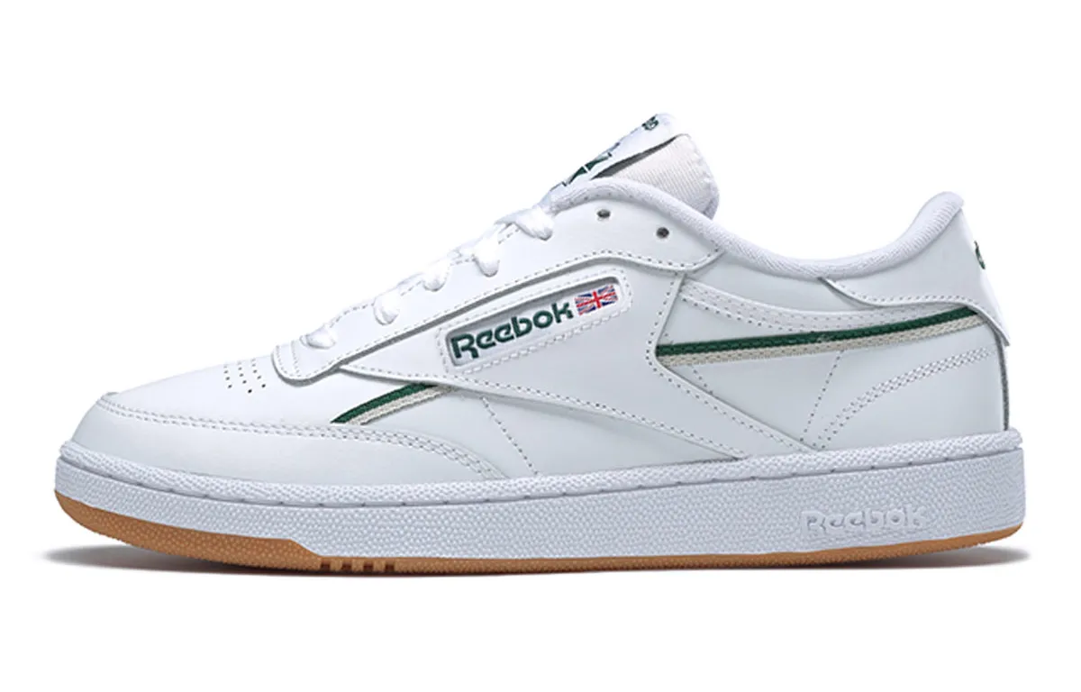 Reebok Club C 85 White Green Skate Shoes Unisex 'White Green'