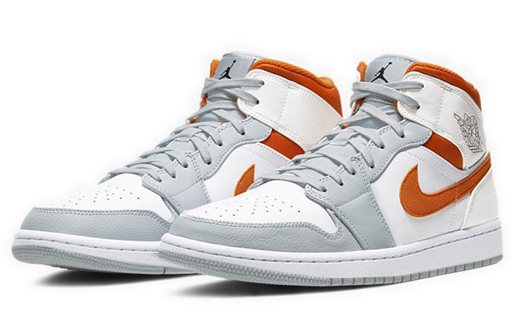 Jordan 1 Mid Starfish Pure Platinum
