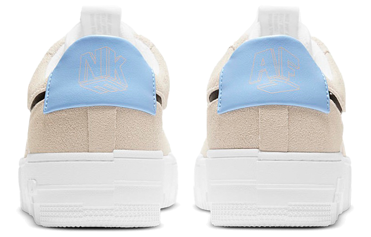 Женские кеды Nike Air Force 1 Pixel (бежево-синие) — фото 5