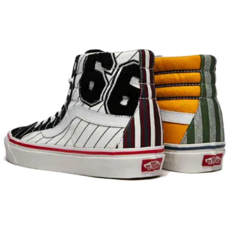 Кеды Vans SK8 (черный / белый / крсный) — Чёрный / белый / красный — фото 5