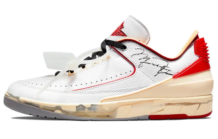Jordan 2 Retro Low Sp Off White White Red