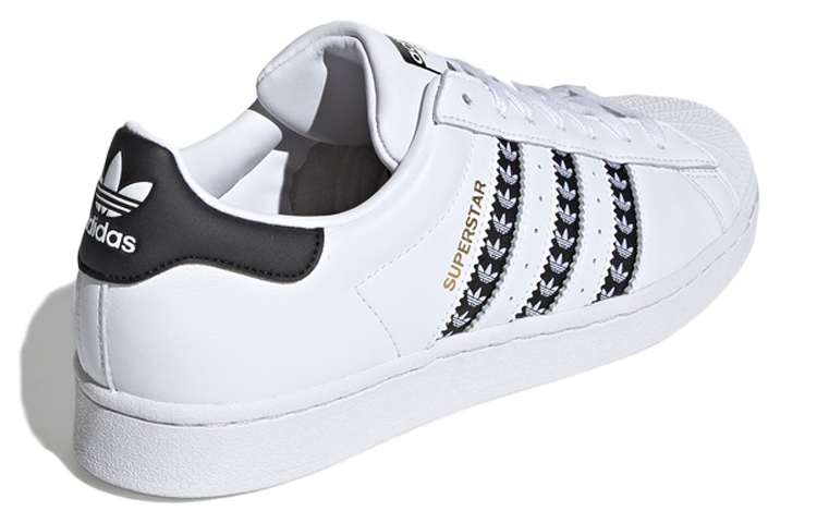 Кеды adidas SUPERSTAR (бело-черные) — Белый / чёрный — фото 4