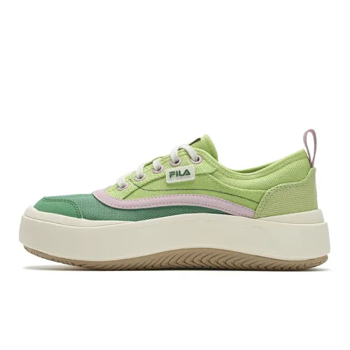 FILA JELLYFISH Shoes Wear resistant And Lightweight Low top Canvas Shoes Women's Green