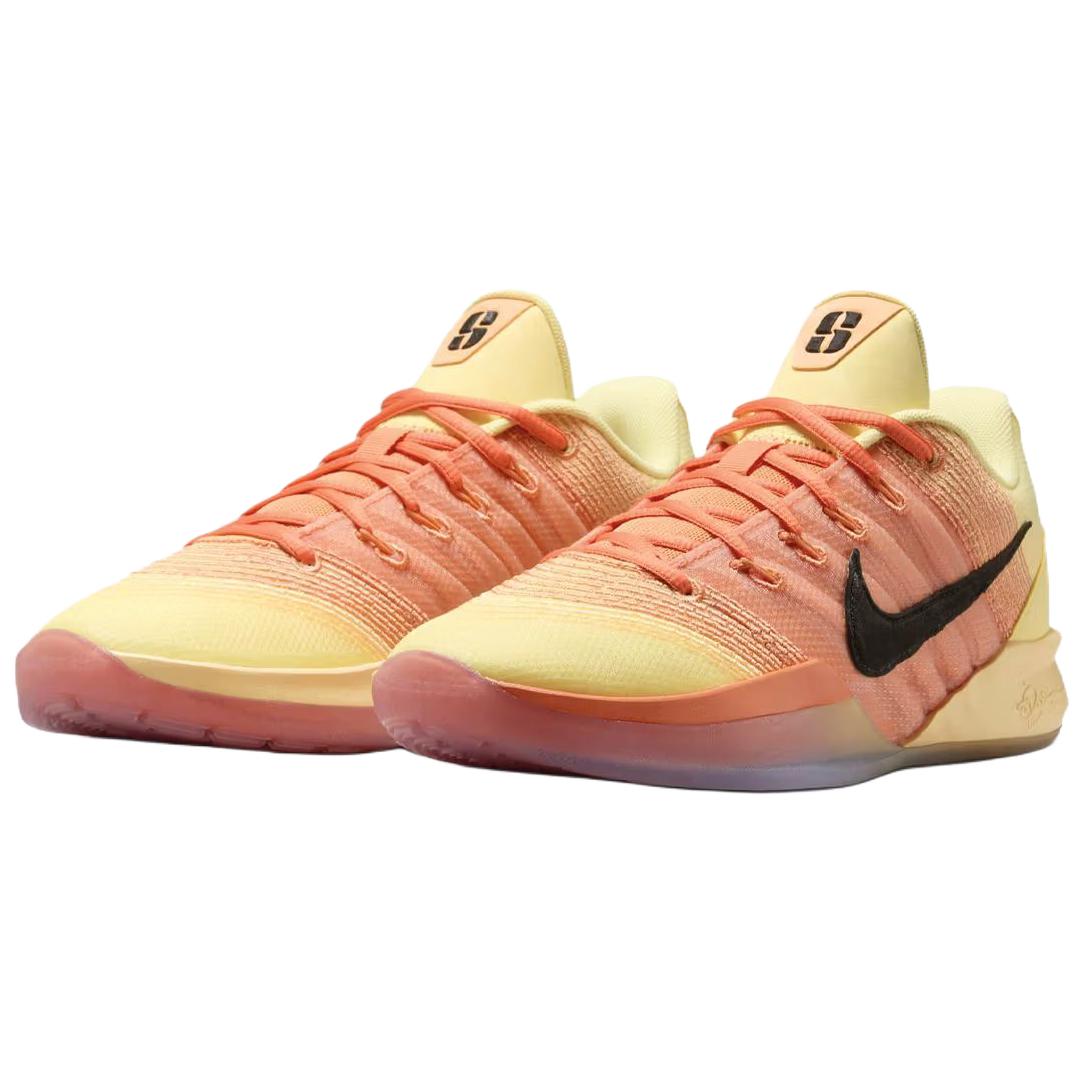 Nike Sabrina 3 Abrasion Resistant Basketball Shoes Unisex Yellow Orange