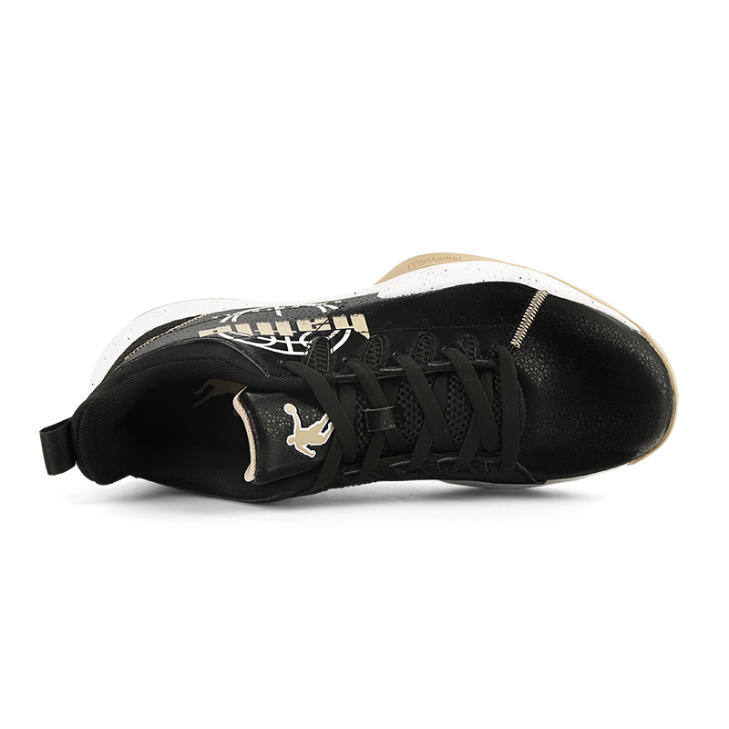 QIAODAN Cushioning Slip Resistant Abrasion Resistant Low top Basketball Shoes Men’s