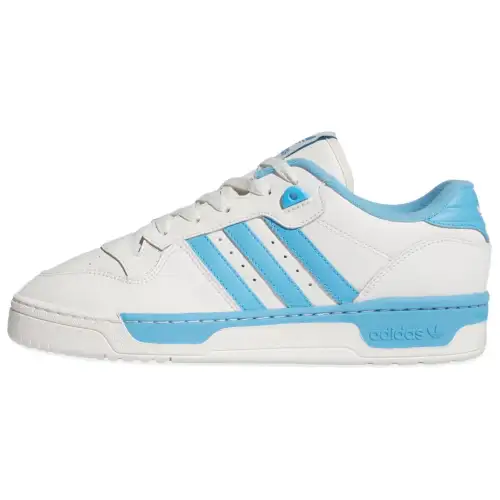 Adidas Originals Rivalry Slip Resistant Abrasion Resistant Low top Skateboard Shoes Unisex White Blue