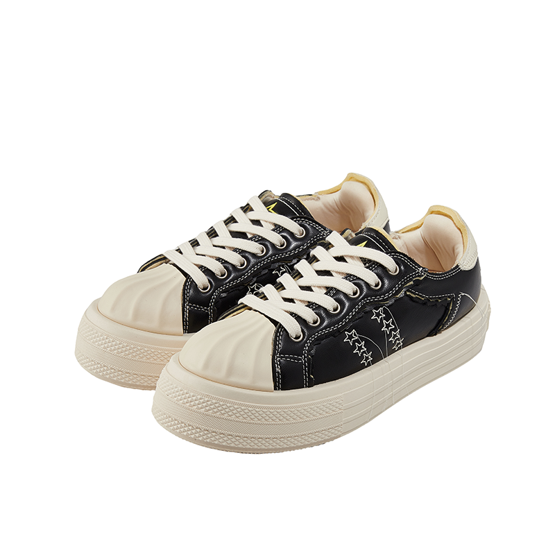 Foreshadow 'POP' Sneaker Low top Skateboard Shoes Unisex Black