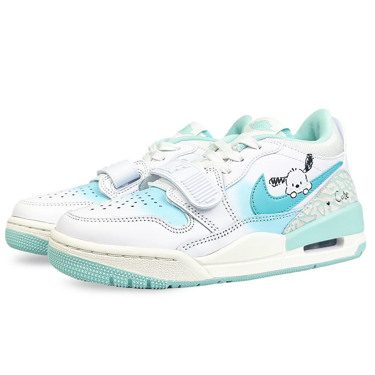 Jordan Legacy 312 Slip Resistant Abrasion Resistant Slip Resistant Abrasion Resistant Low top Vintage Basketball Shoes