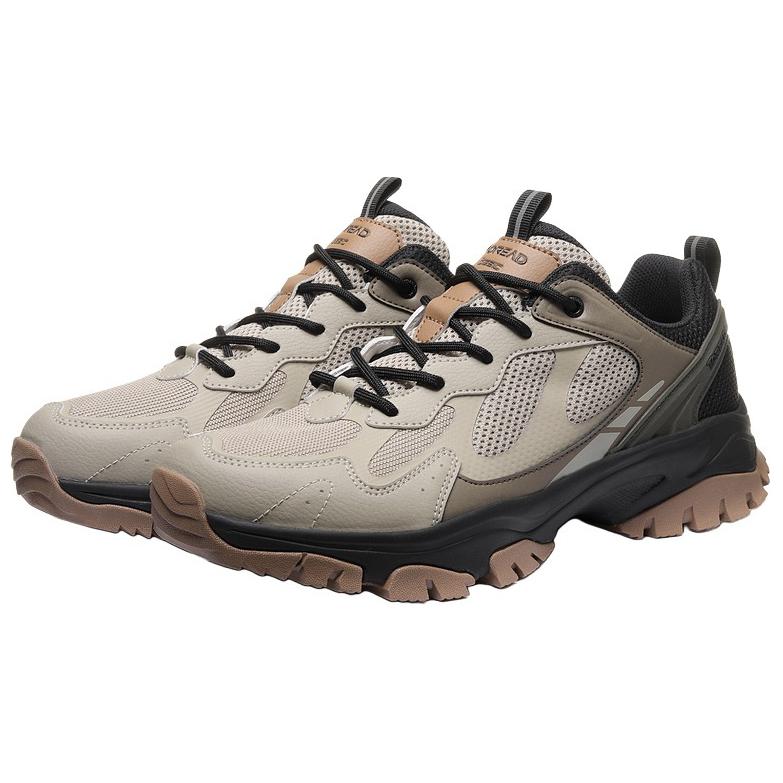 TOREAD Slip Resistant Abrasion Resistant Slip Resistant Abrasion Resistant Low top Hiking Shoes Men’s Khaki Brown