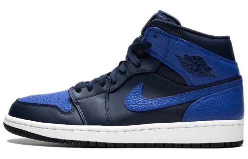 Jordan 1 Mid Obsidian Game Royal