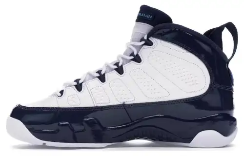 Jordan Air Jordan 9 Retro UNC All-Star Sports Trend Shock Absorbing Wear-Resistant Balance Mid-top Retro Basketball Shoes Men's University Blue 2019 Edition